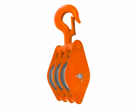 Блок трехрольный полиспаст Magnus-Profi 3B-750, 0.75 т
