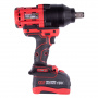 MIGHTY SEVEN Гайковерт ударный аккумуляторный бесщеточный 3/4", 1900 Нм, 18 В, 4 предмета, кейс