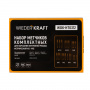 WiederKraft Набор комплектных метчиков М3-М12, 21 предмет, метрическая резьба
