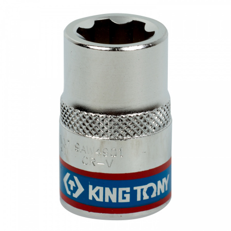 KING TONY Головка торцевая 1/2" RIBE M12S, для двигателя Nissan