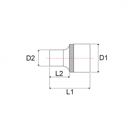 JONNESWAY Головка торцевая 1/4"DR, внешний TORX®, Е7