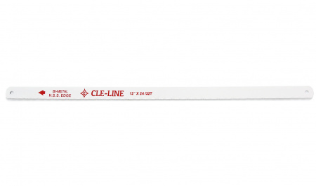 CLE-LINE Полотно по металлу биметаллическое 300x13x0,65 мм, HSS, 24/32 TPI   