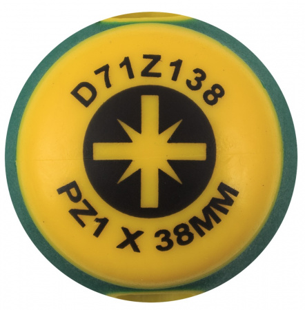 Jonnesway Отвертка стержневая POZIDRIV ANTI-SLIP GRIP, PZ1x38
