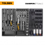 TOLSEN Набор инструментов "CHAMPION" в черной тележке, 239 предметов 