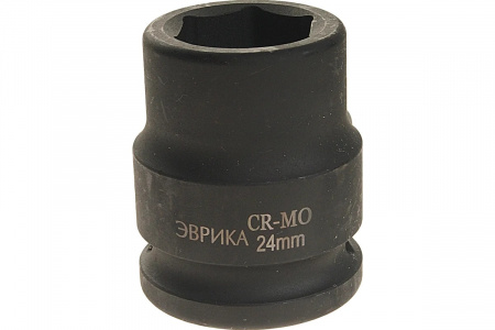 ЭВРИКА Головка торцевая ударная 3/4", 24 мм