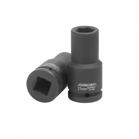 JONNESWAY Головка торцевая ударная глубокая 3/4"DR, 21 мм