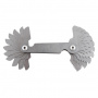 ASIMETO Набор резьбовых шаблонов для метрической резьбы 60°, шаг 0,4-7 мм из 21 шт.