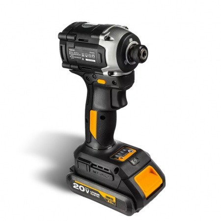 RUNTEC PRO Винтоверт ударный аккумуляторный 1/4", 20 В, 230 Нм, 3500 об/мин, 3900 уд/мин, 2*2Ач