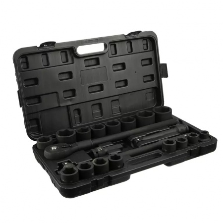 GARWIN PRO Набор ударных головок дюймовых 3/4", 56 мм, 20 пр., 3/4" — 2"