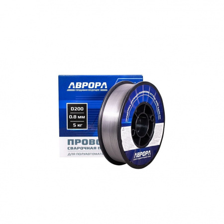 AURORA Проволока порошковая E71T-GS d.0.8 мм 5.0 кг D200 NO GAS