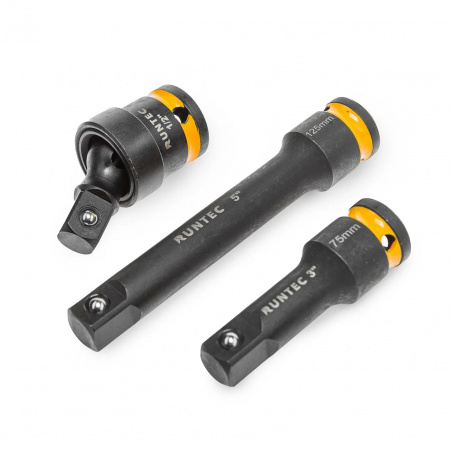 RUNTEC Набор аккумуляторный гайковерт, ударные головки и аксессуары 1/2", 8-32 мм, EVA, 39 пр