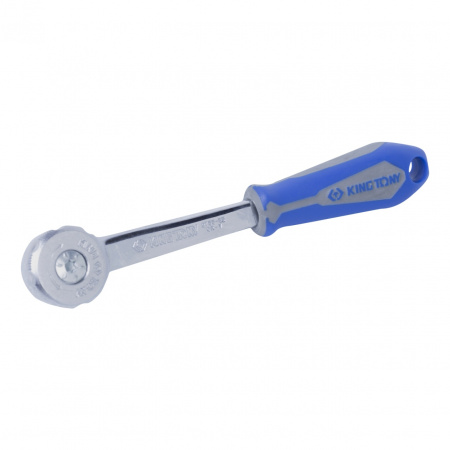 KING TONY Трещотка 1/4", 140 мм, 72 зубца, дисковый механизм