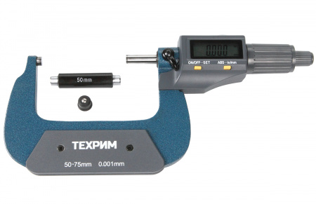 ТЕХРИМ Микрометр МКЦ-75, 50-75 мм, 0,001 мм, ГОСТ 6507-90