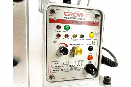 CROWN CT32042 BMC Станок сверлильный магнитный 1700 Вт, 650 об/мин, 220 В, кейс