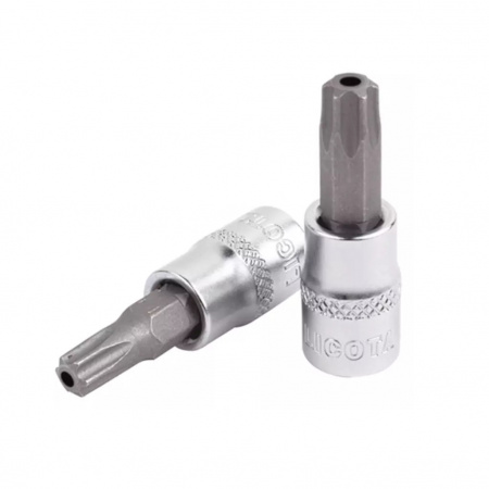 Licota Головка торцевая со вставкой Torx с отверстием, 1/2", T55H, длина 55 мм