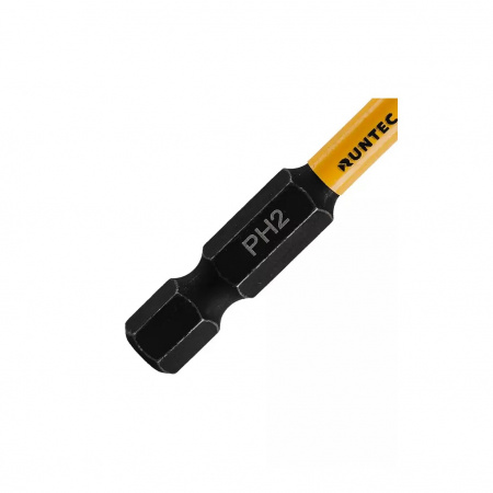 RUNTEC Биты ударные HEX - E 1/4" (6.35 мм), PH2х50 мм, 5 шт