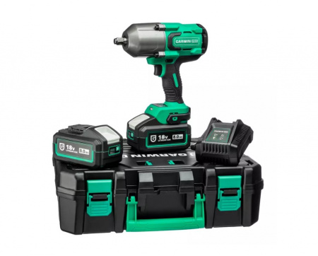 GARWIN PRO Гайковерт ударный аккумуляторный BL 18В 1/2", 1000 Нм