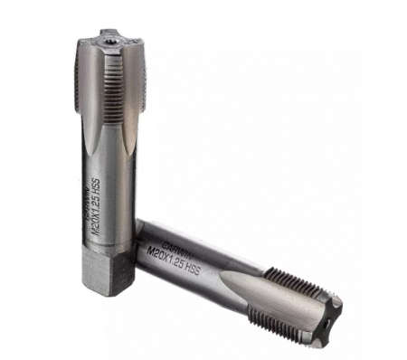 GARWIN INDUSTRIAL Метчики ручные Mf20x1.25, DIN 2181, HSS, 6H, комплект из 2 штук