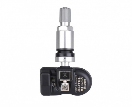Датчик TPMS Autel MX-1 TPS218, 101000372, 433МГц+315МГц, зажимной, металл., серебристый