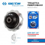 KING TONY Трещотка вороток 1/4", бесшаговая, дисковый механизм, для вставок (бит)