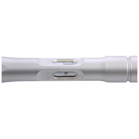 CARBON Ключ динамометрический алюминий со сквозным приводом,1/2"DR, 20-120 Нм,погрешность пр.+/-3%