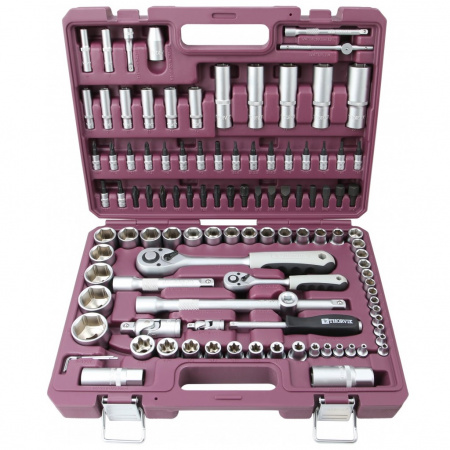 Thorvik Набор инструмента универсальный 1/4", 1/2"DR, 108 предметов