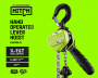 Таль ручная рычажная HITCH LHM104-G МИНИ, 0.5 т, 1.5 м. Гальваническая цепь.