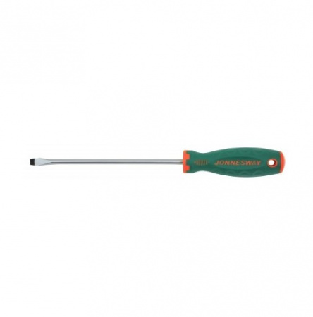 Jonnesway Отвертка стержневая шлицевая ANTI-SLIP GRIP, SL8.0х200 мм
