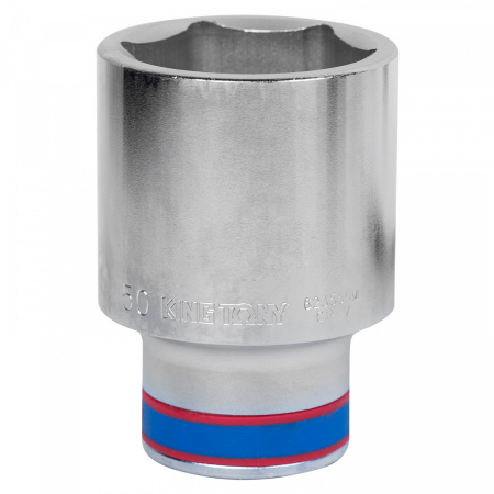 KING TONY Головка торцевая глубокая шестигранная 3/4", 50 мм