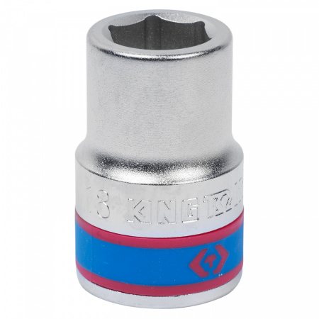 KING TONY Головка торцевая стандартная шестигранная 3/4", 18 мм