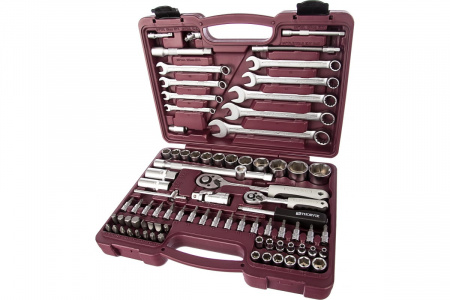 Thorvik Набор инструмента универсальный 1/4", 1/2"DR, 82 предмета