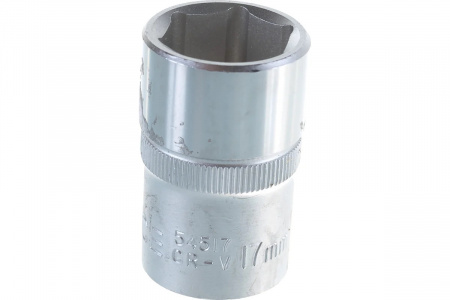 FORCE Головка торцевая 1/2" 6-гранная 17 мм L=38 мм