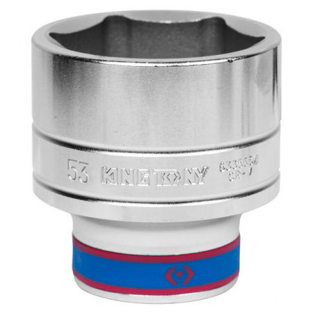 KING TONY Головка торцевая стандартная шестигранная 3/4", 53 мм