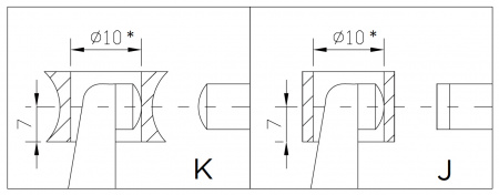 ASIMETO Микрометр трубный 0,01 мм, 50-75 мм, тип K