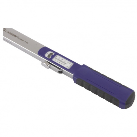 CARBON Ключ динамометрический беспружинный со сквозным приводом,3/8"DR, 14-68Нм,погрешность пр.+/-4%