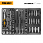 TOLSEN Набор инструментов "CHAMPION" в черной тележке, 239 предметов 