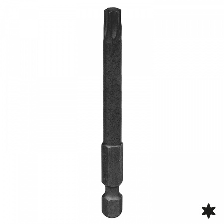 KING TONY Вставка (бита) торцевая 1/4", Torx, Т30, L = 70 мм, для шуруповерта 