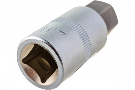 АВТОДЕЛО Головка со вставкой шестигранник Hex 17 мм, 1/2", L=55 мм