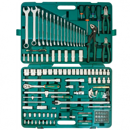 JONNESWAY Набор инструмента универсальный 1/4", 1/2", 142 предмета