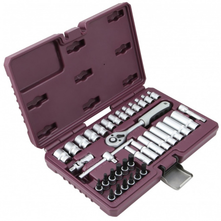 Thorvik Набор инструмента 1/4"DR, 38 предметов, в кейсе