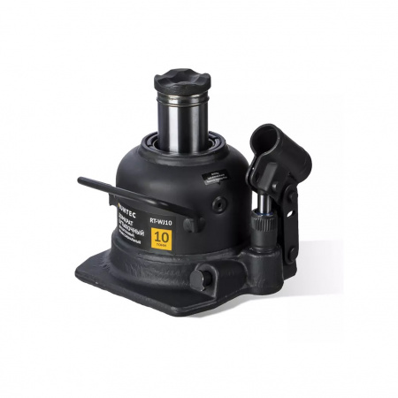 RUNTEC Домкрат бутылочный, двухштоковый, профессиональный 10 т, 125-225 мм