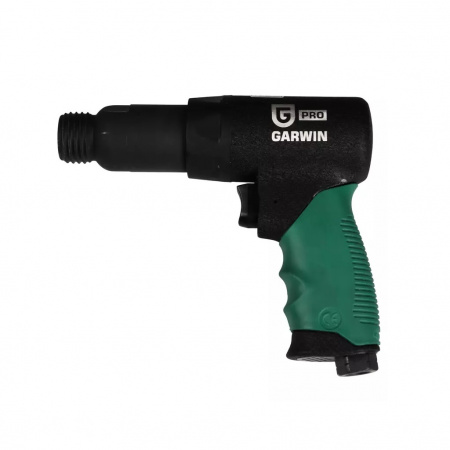GARWIN PRO Молоток пневматический с 5-ю зубилами 190 мм Энерг. уд. 6,5 Дж, HEX (H10)