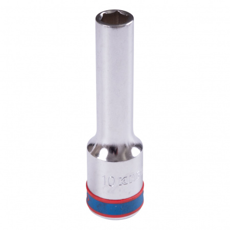 KING TONY Головка торцевая глубокая шестигранная 1/2", 10 мм., L=90 мм
