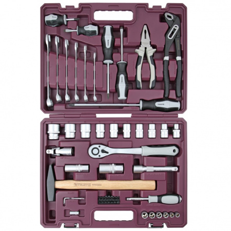 Thorvik Набор инструмента универсальный 1/4", 1/2"DR, 56 предметов, TS056