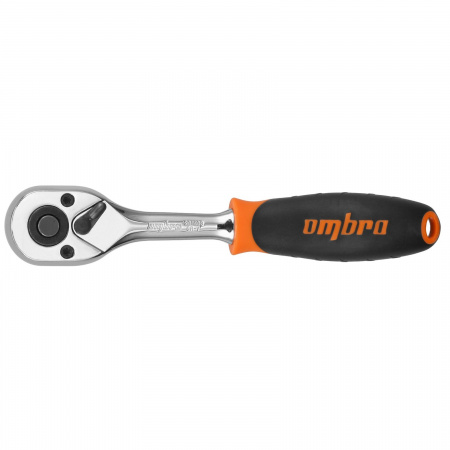 OMBRA Рукоятка трещоточная 1/4"DR, 48 зубцов, 140 мм