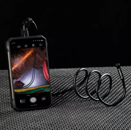 GARWIN PRO Видеоэндоскоп IOS/Android совместимый, гибкий зонд 1 м, двойная камера 8 мм
