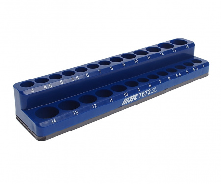 JTC Магнитный держатель для головок 1/4" 235x55x35 мм, 26 гнезд