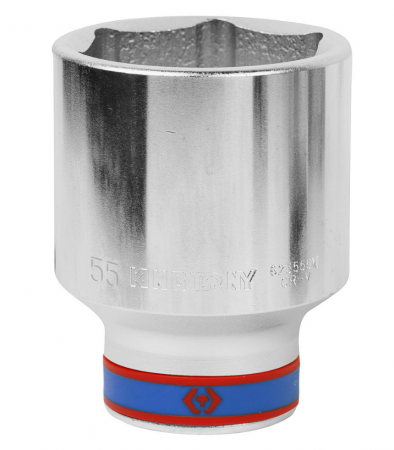 KING TONY Головка торцевая глубокая шестигранная 3/4", 55 мм