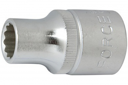 FORCE Головка торцевая 1/2" 12-гранная 30 мм L=45 мм