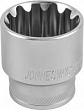 JONNESWAY Головка торцевая SUPER TECH 1/2"DR, 14 мм, 9/16", E18